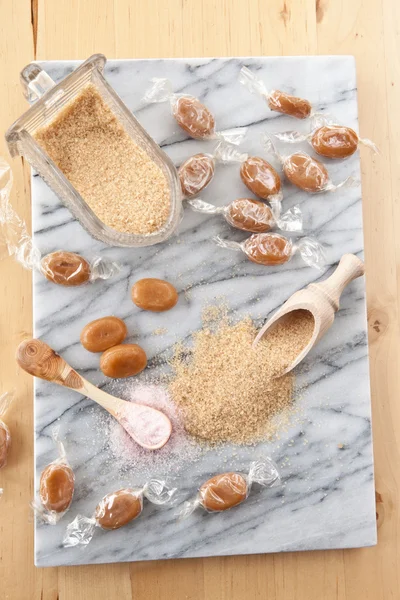 Salted caramels — Stock Photo, Image