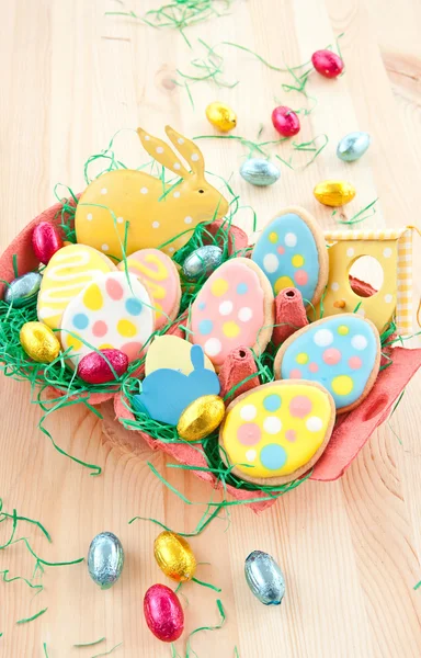 Kleurrijke ccokies voor Pasen — Stockfoto