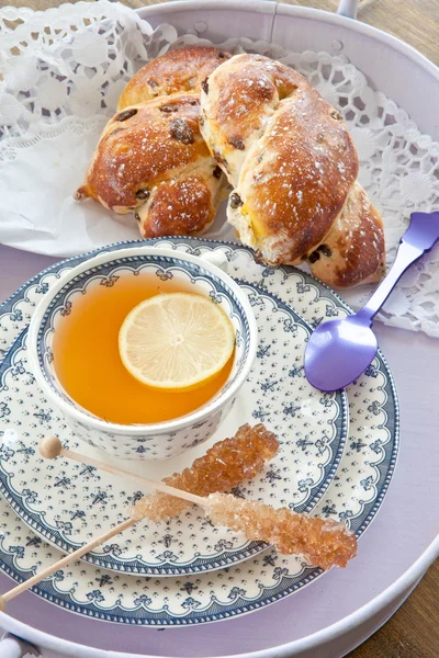 Bollos de pasas caseros — Foto de Stock