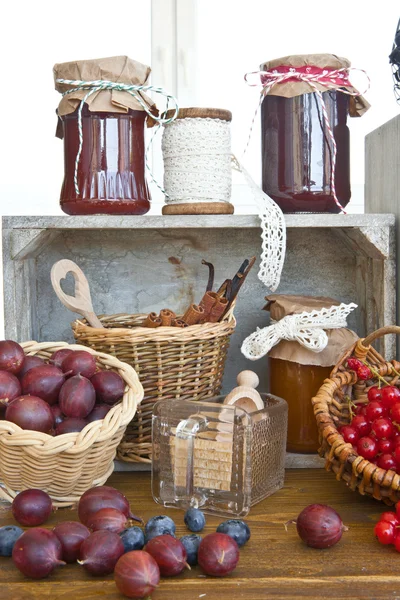 Koken marmelade — Stockfoto