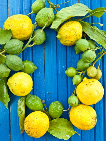 Limoni freschi biologici — Foto Stock