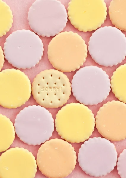 Cookies avec glaçage coloré Images De Stock Libres De Droits