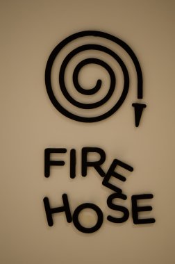 Yangın hortum simgesi - acil