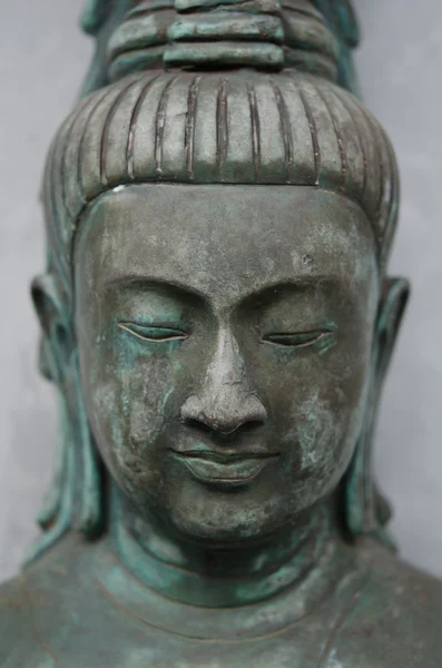 Statua di Buddha (focus facciale ) — Foto Stock