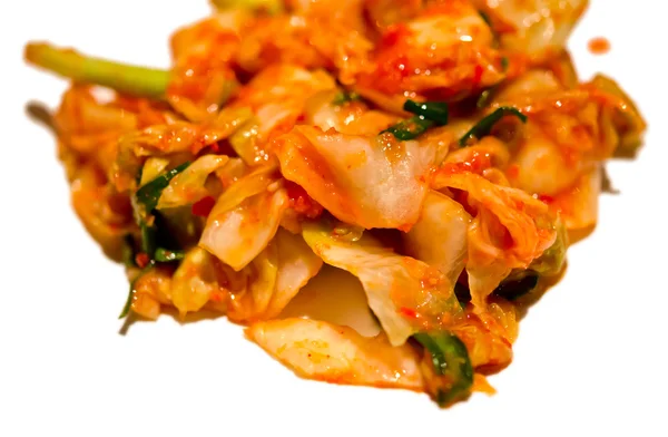 Kimchi på isolering bakgrund — Stockfoto