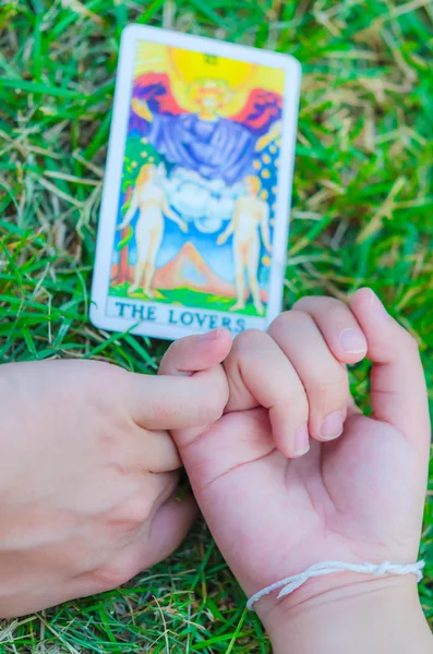 Kochanka tarota zrobić prawdziwą miłość — Zdjęcie stockowe