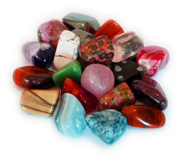 Colorful Stones (isolated) — Stock Photo, Image