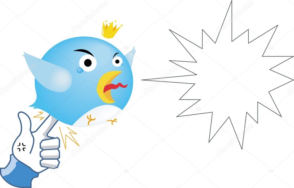 Social network parody - Like Revenge...by stabbing Bird's butt!