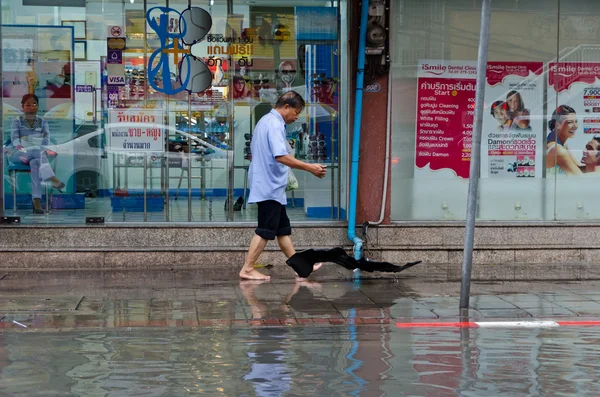 Overstromingen in bangkok 2012 — Stockfoto