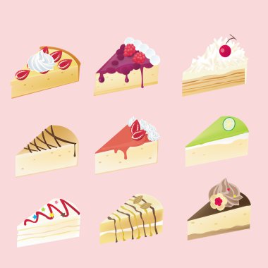 9 farklı bir görünüm ile süslü cheesecake
