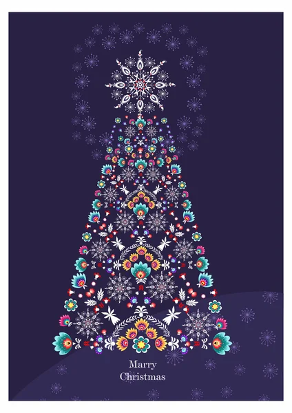 Árbol de Navidad — Vector de stock