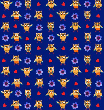 arka plan ile baykuşlar