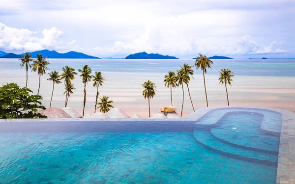 Koh Mak tropikal adası, cennet plajı ve tatil köyü, Koh Chang, Trat, Tayland yakınlarında. — Stok fotoğraf