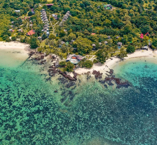 Koh Mak isla tropical y su playa paradisíaca cerca de Koh Chang, Trat, Tailandia —  Fotos de Stock