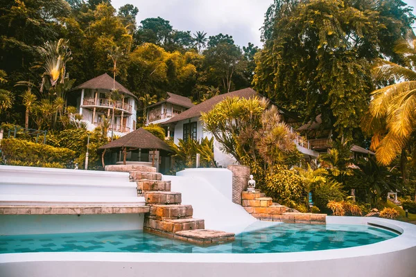 Koh Mak tropikal adası, cennet plajı ve tatil köyü, Koh Chang, Trat, Tayland yakınlarında. — Stok fotoğraf