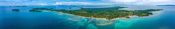 Die tropische Insel Koh Mak und ihr paradiesischer Strand bei Koh Chang, Trat, Thailand — Stockfoto
