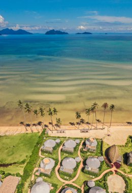 Koh Mak tropikal adası, cennet plajı ve tatil köyü, Koh Chang, Trat, Tayland yakınlarında.