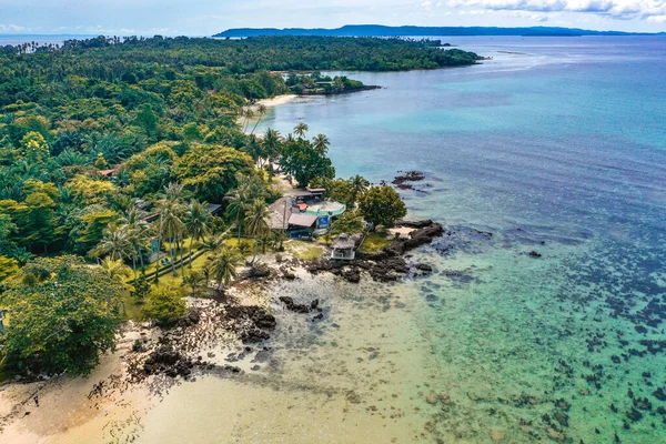 Koh Mak isola tropicale e la sua spiaggia paradisiaca vicino a koh Chang, Trat, Thailandia — Foto Stock