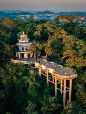 Phuket Eski Kasabası, Tayland 'daki Khaorang Eski Şehir Bakış açısı