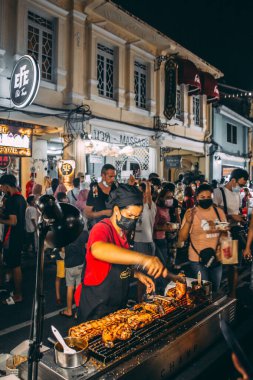 Phuket Eski Şehir Gece Pazarı Tayland, Güneydoğu Asya