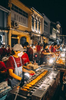 Phuket Eski Şehir Gece Pazarı Tayland, Güneydoğu Asya
