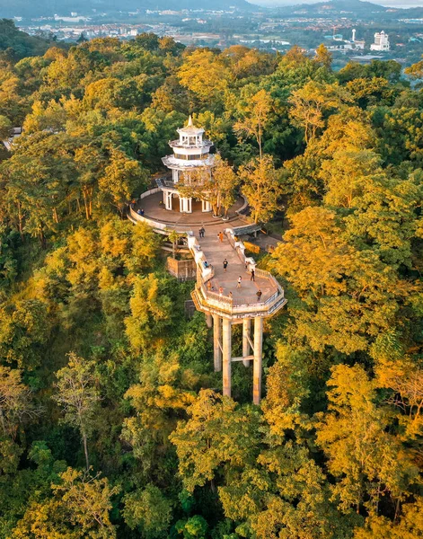 Phuket Eski Kasabası, Tayland 'daki Khaorang Eski Şehir Bakış açısı