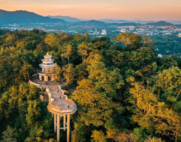 Phuket Eski Kasabası, Tayland 'daki Khaorang Eski Şehir Bakış açısı