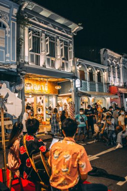 Phuket Eski Şehir Gece Pazarı Tayland, Güneydoğu Asya
