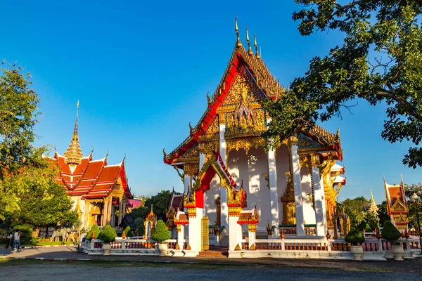 Temple Wat Chalong à Phuket, Thaïlande — Photo