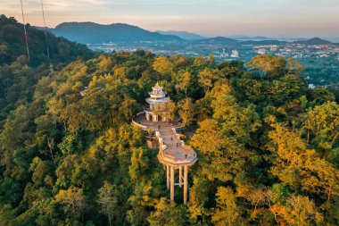 Phuket Eski Kasabası, Tayland 'daki Khaorang Eski Şehir Bakış açısı