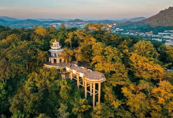 Phuket Eski Kasabası, Tayland 'daki Khaorang Eski Şehir Bakış açısı