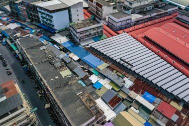 Maeklong Tren Pazarı, Talad Rom Hub, Ratchaburi, Tayland