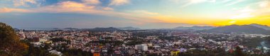 Phuket Eski Kasabası, Tayland 'daki Khaorang Eski Şehir Bakış açısı