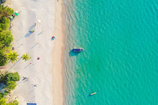 Aerial view in Patong beach in Phuket Province, Thailand — Foto de Stock