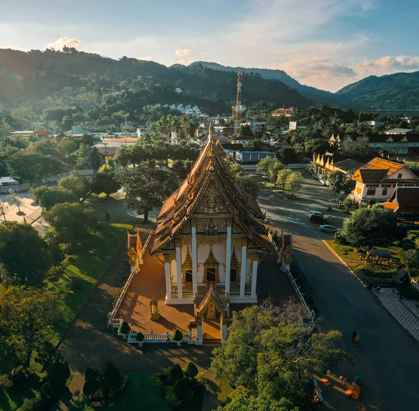 Wat Chalong templom Phuket, Thaiföld — Stock Fotó