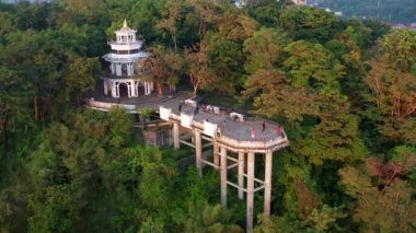Phuket Eski Kasabası, Tayland 'daki Khaorang Eski Şehir Bakış açısı