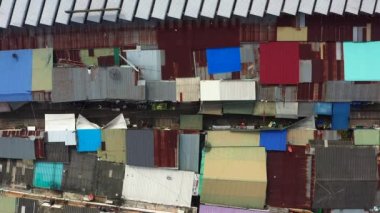 Maeklong Tren Pazarı, Talad Rom Hub, Ratchaburi, Tayland