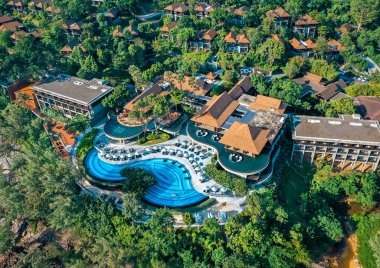Nai thon beach and the wooden stairs in Phuket, Thailand