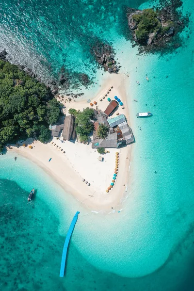 Aerial view of Koh Khai Nok in Phuket, Thailand — Stockfoto