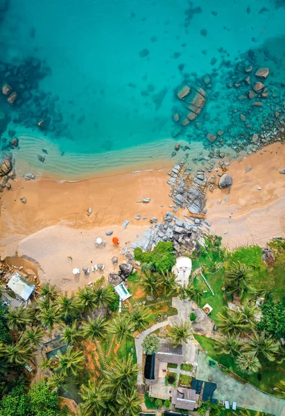 Nui Beach Black Rock viewpoint in Phuket, Thailand — Stockfoto