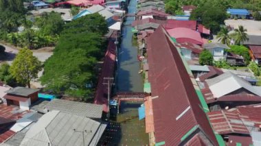 Damnoen Floating Market during covid in Ratchaburi province, Thailand