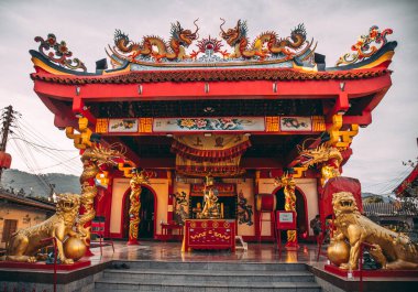 Çin tapınağı ve tapınağı Phuket Çin Mahallesi, Tayland