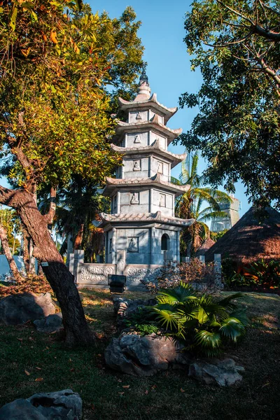 Royal Park Rajapruek, botanická zahrada a pavilon v Chiang Mai, Thajsko — Stock fotografie