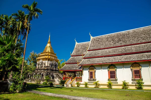 Wat Chiang Man in Chiang Mai Thailand — Stockfoto