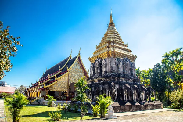 Wat Chiang Hombre en Chiang Mai Tailandia — Foto de Stock
