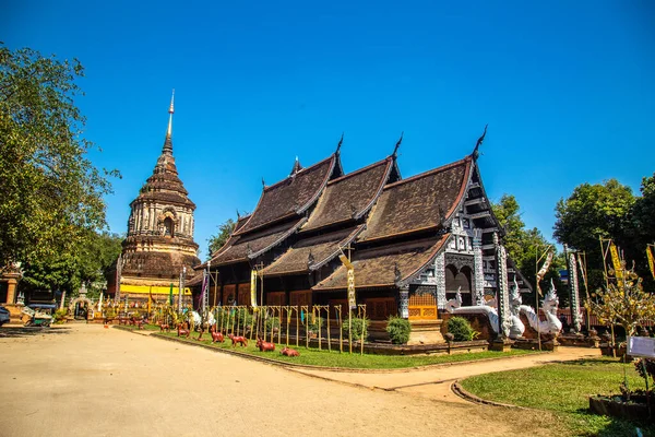 Wat Lok Moli v Chiang Mai Thajsku — Stock fotografie