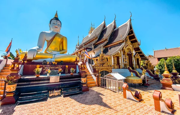 Wat tempio Rajamontean nella Città Vecchia Chiang Mai, Thailandia — Foto Stock
