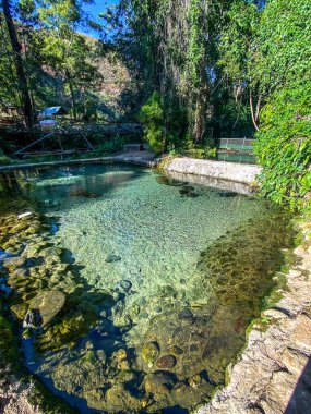 Mae Ok Hu nehri ve ormanın göleti, Mae Hong Son, Tayland