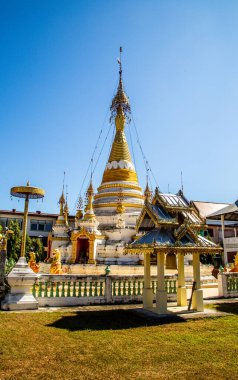 WAT hua wiang tapınakta mae hong son, thailand