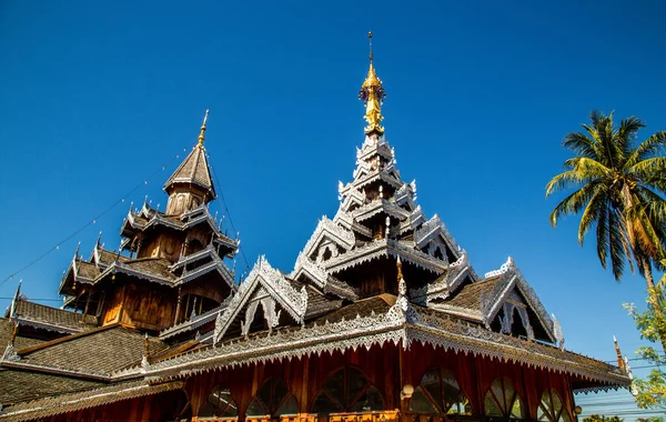 WAT hua wiang tapınakta mae hong son, thailand